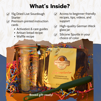 Superstarter Essentials Kit (Premium Weck Jar + Spurtle)